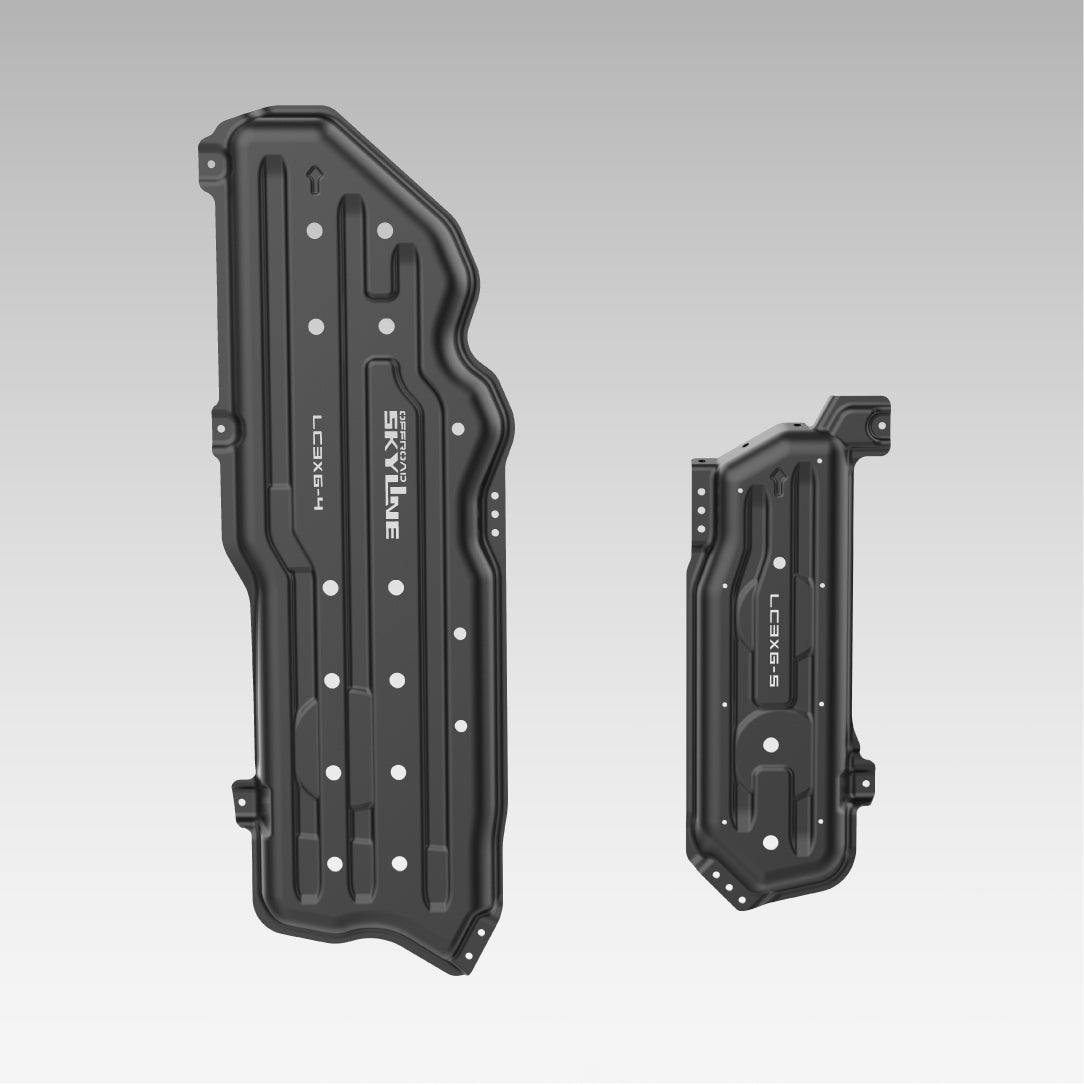 Main and Auxiliary Tank Skid Plate for Toyota LC300 — main product image